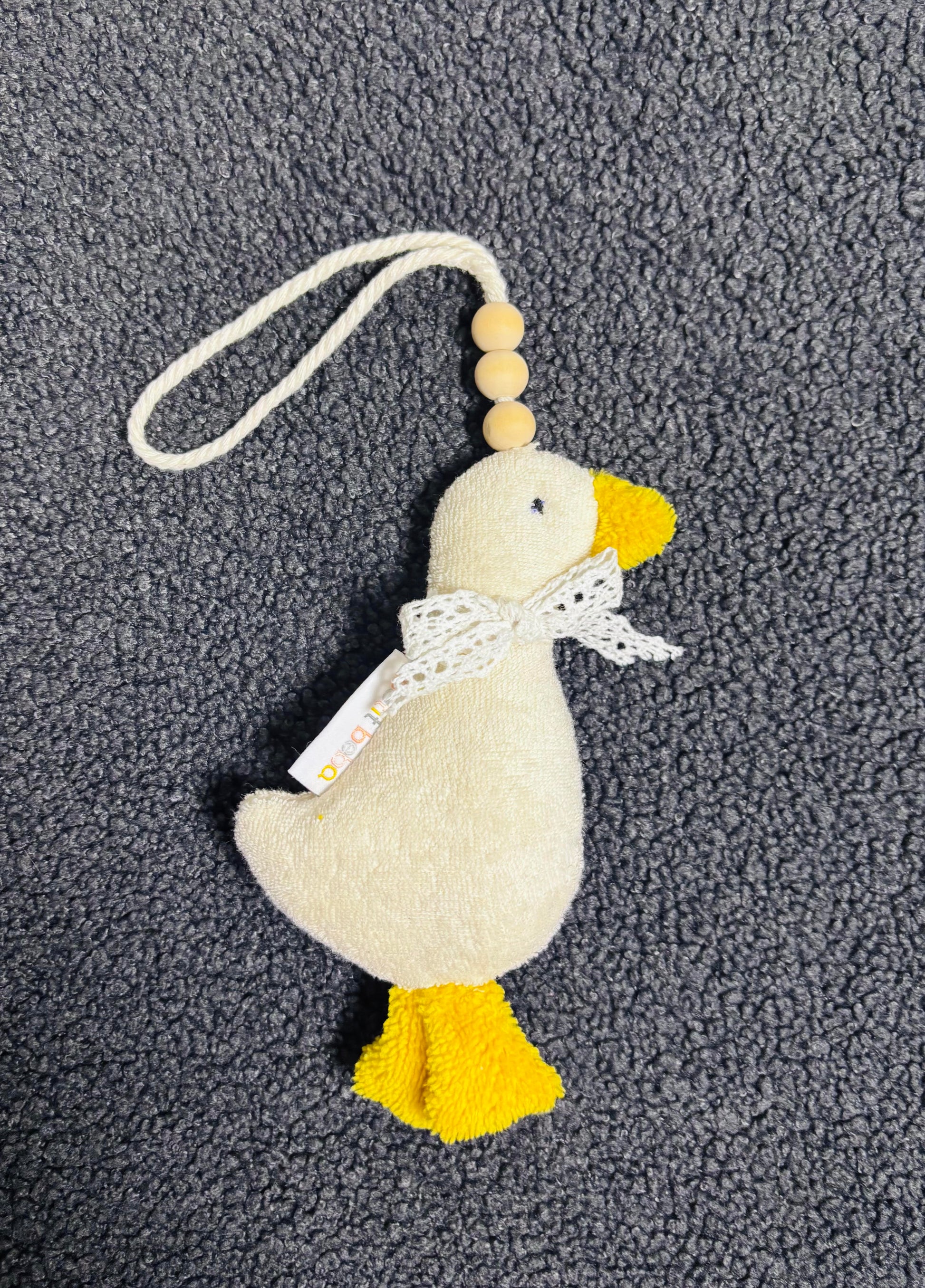 Petit doudou canne à attacher fait main pour bébé – petit beba